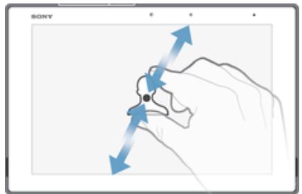 SONY XPERIA Z2 TABLET - Utiliser l'écran tactile - 3