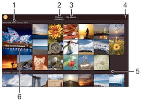 SONY XPERIA Z2 TABLET - Visualiser des photos et des vidéos - 1