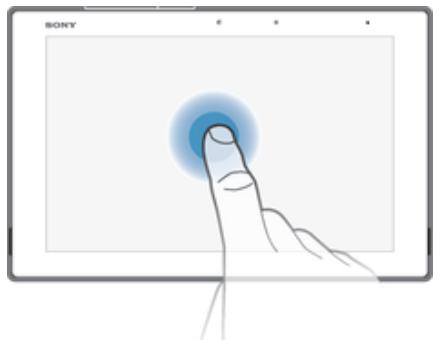 SONY XPERIA Z2 TABLET - Utiliser l'écran tactile - 2