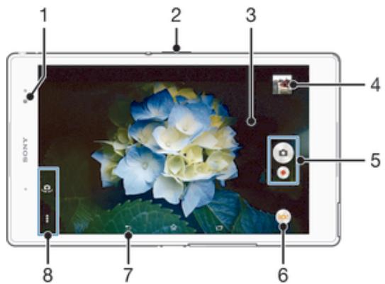 SONY XPERIA Z3 TABLET COMPACT - Prendre des photos et enregistrer des videos - 1