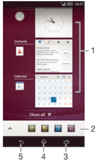 SONY XPERIA Z3 TABLET COMPACT - Parcourir les applications - 1