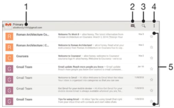 SONY XPERIA Z3 TABLET COMPACT - GmailTM - 1