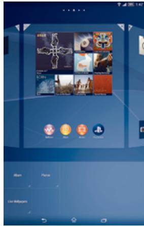 SONY XPERIA Z3 TABLET COMPACT - Arrière-plan et thèmes - 1