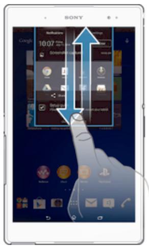 SONY XPERIA Z3 TABLET COMPACT - États et notifications - 1