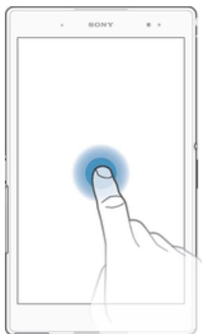 SONY XPERIA Z3 TABLET COMPACT - Utiliser l'écran tactile - 2