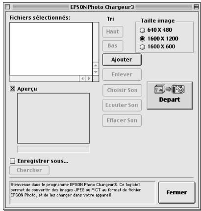 EPSON PHOTOPC 750Z - Chargement d'images depuis votre Macintosh - 1