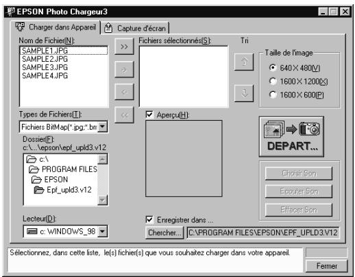 EPSON PHOTOPC 850Z - Chargement d'images depuis votre PC - 1