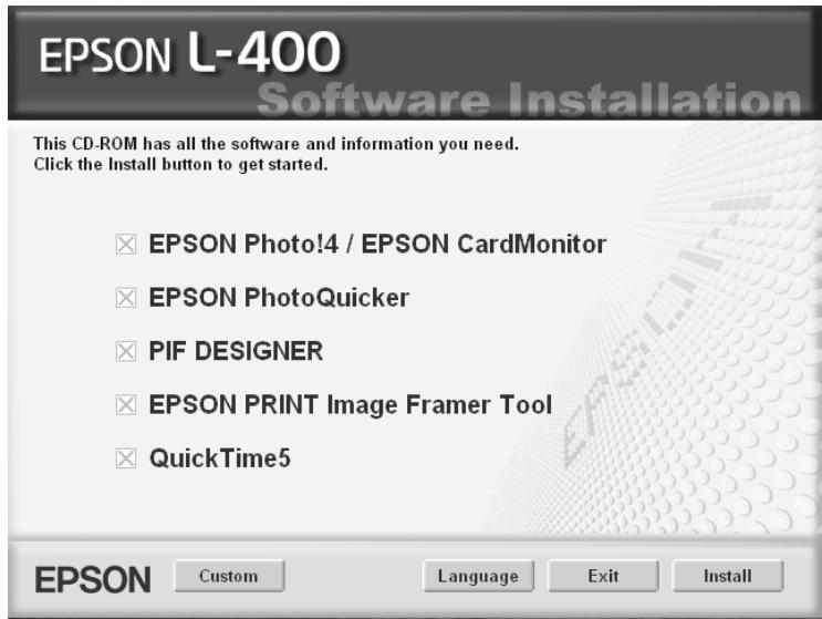 EPSON PHOTOPC L-400 - Remarque : - 1