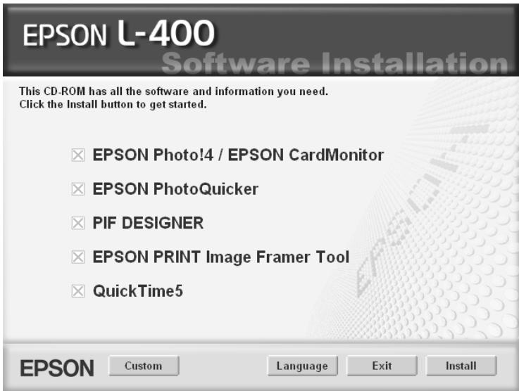EPSON PHOTOPC L-400 - Remarque : - 1