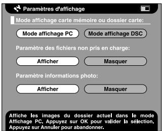 EPSON PHOTOPC P-1000 - Paramètres d'affichage - 1