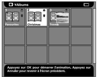 EPSON PHOTOPC P-1000 - Suppression d'un album - 1