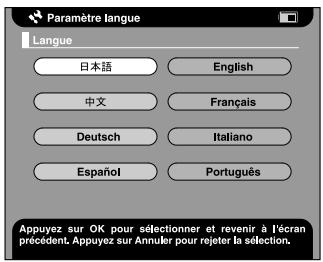 EPSON PHOTOPC P-1000 - Paramètre langue - 1