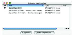 EPSON STYLUS PHOTO 830U - Installation du logiciel d'impression - 12