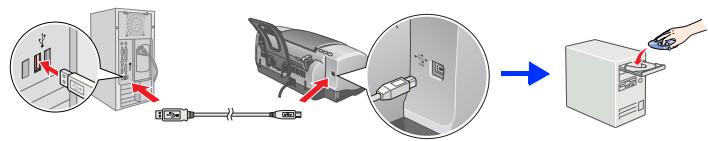 EPSON STYLUS PHOTO 830U - Installation du logiciel d'impression - 2