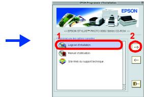 EPSON STYLUS PHOTO 830U - Installation du logiciel d'impression - 6