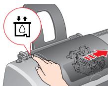 EPSON STYLUS PHOTO 830U - Installation des cartouches d'encre - 5