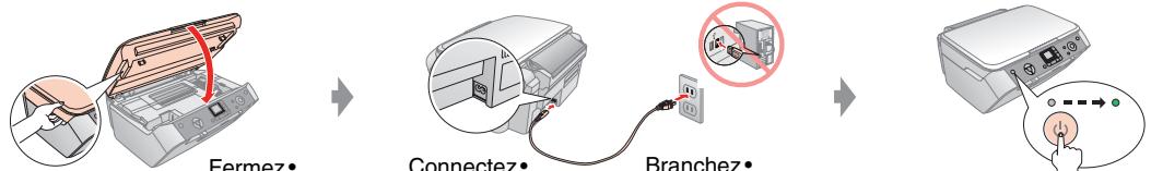EPSON STYLUS PHOTO RX520 - Mise sous tension - 1