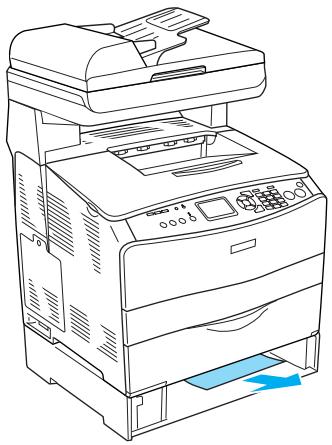 EPSON ACULASER CX11 - Bourrage LC/G (bac papier optionnel et capot G) - 2