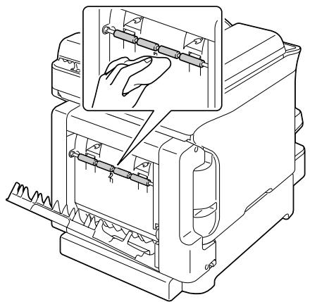EPSON ACULASER CX16DNF, ACULASER CX16NF - Nettoyage des rouleaux d'entraînement papier de l'unité recto-verso (AcuLaser CX16NF uniquement) - 2