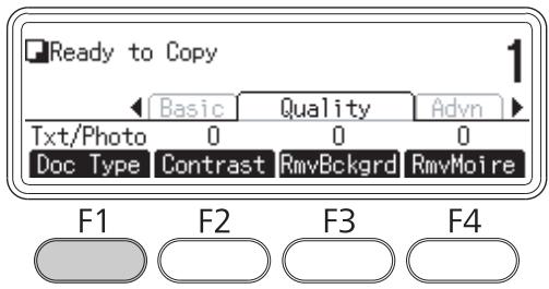 EPSON ACULASER MX20DNF - Modification de la qualité de la copie - 1