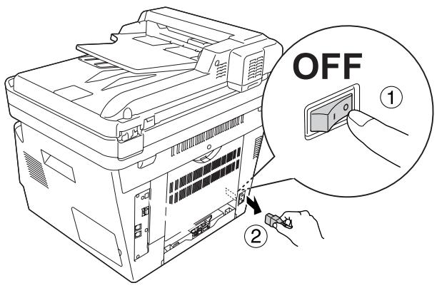 EPSON ACULASER MX20DNF - Attention : - 1
