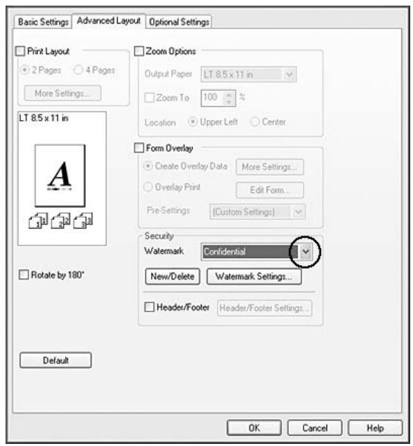 EPSON ACULASER MX20DNF - Impression de filigranes - 1