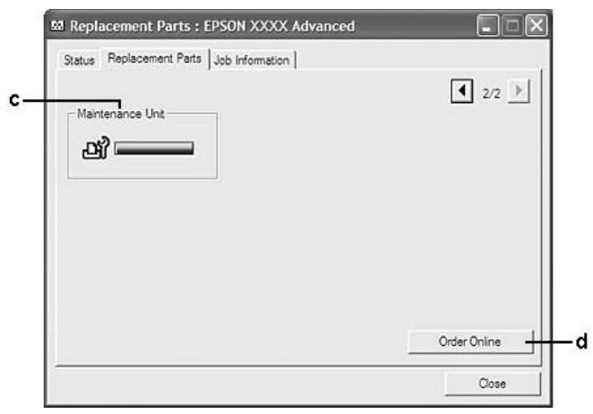 EPSON ACULASER MX20DNF - Replacement Parts Information - 2
