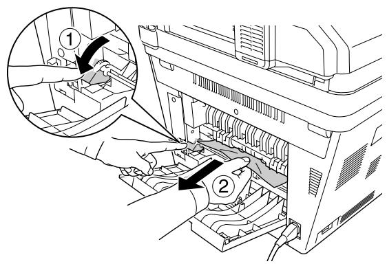 EPSON ACULASER MX20DNF - Bourrage papier au niveau du capot arrrière - 2