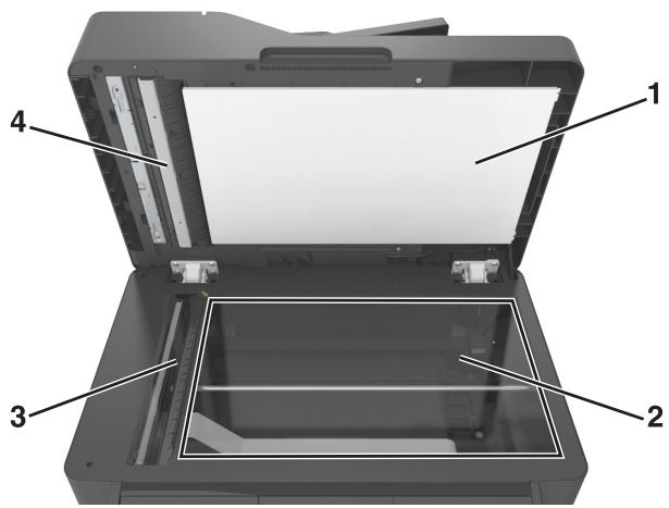 EPSON MX310 - Cleaning the scanner glass - 2