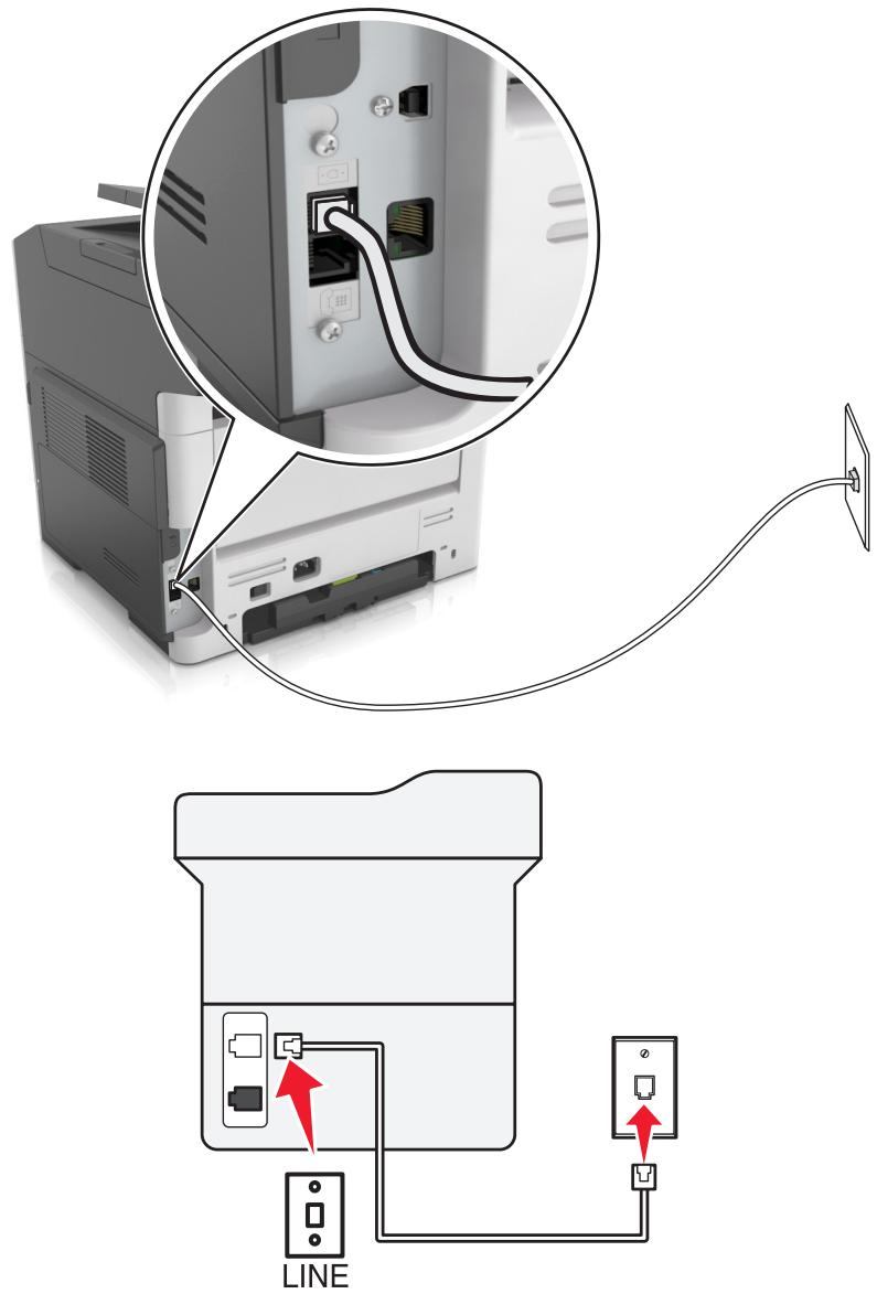 EPSON MX310 - Scenario 1: Standard telephone line - 1