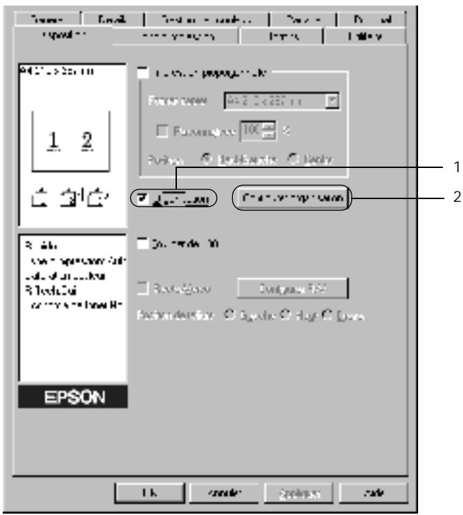 EPSON ACULASER C900 - Modification de l'organisation d'une impression - 1