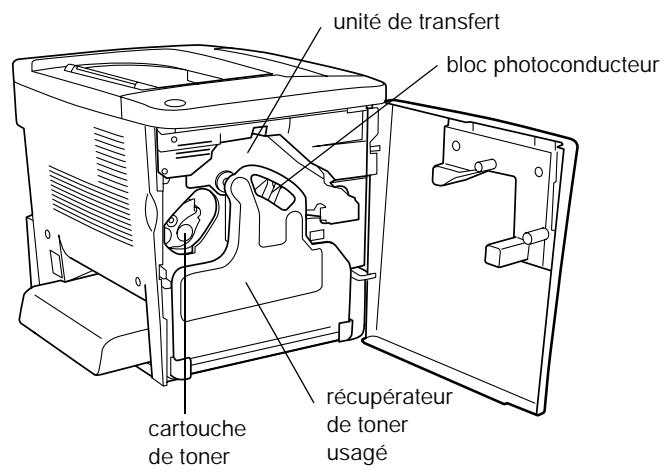 EPSON ACULASER C900 - Composants de l'imprimante - 3