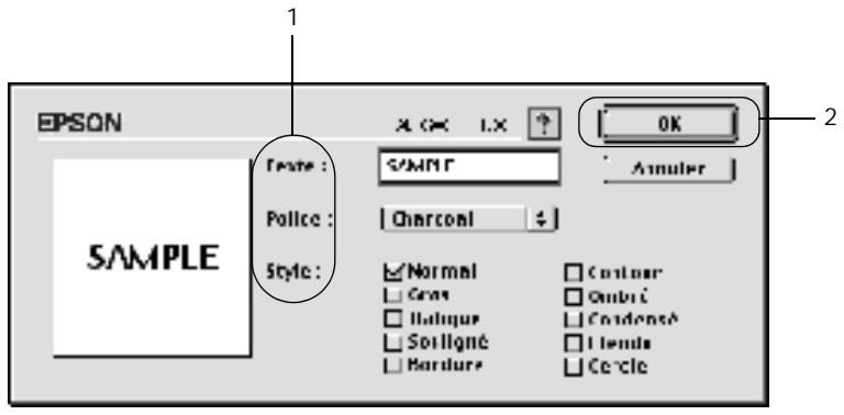 EPSON ACULASER C900 - Création d'un filigrane - 3
