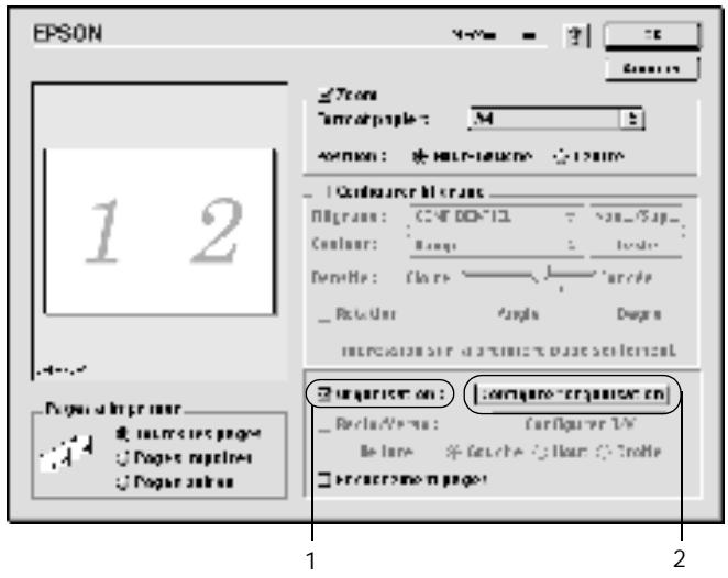 EPSON ACULASER C900 - Modification de l'organisation d'une impression - 1