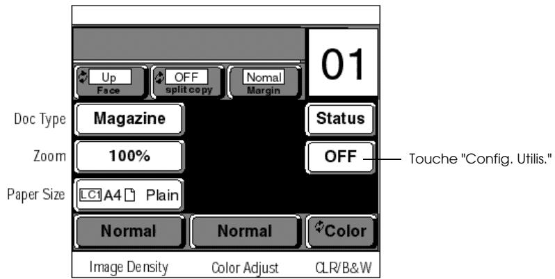 EPSON COLOR COPY STATION 8200 - Enregistrement des paramètres utilisateur - 1