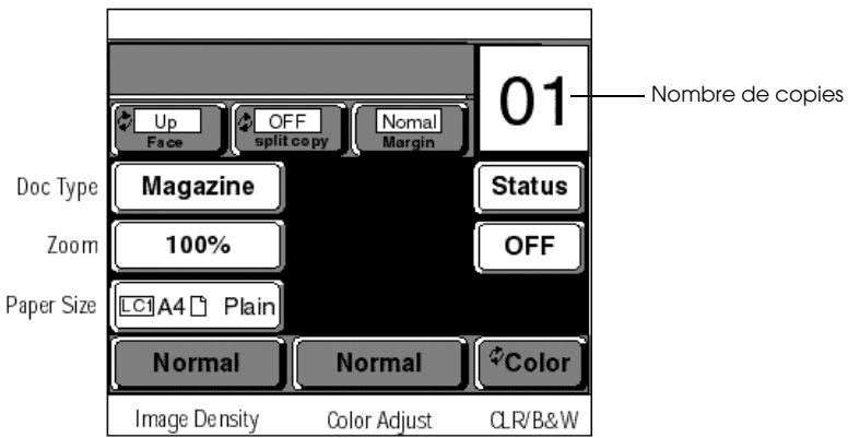 EPSON COLOR COPY STATION 8200 - Choix du nombre de copies - 1