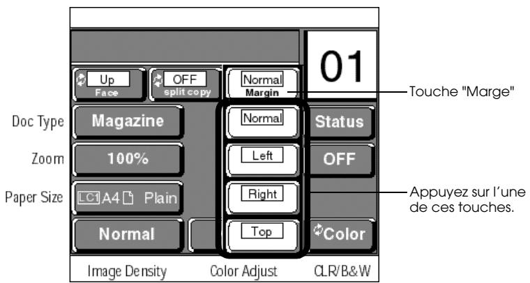 EPSON COLOR COPY STATION 8200 - Création d'une marge de reliure - 1