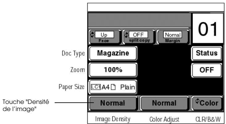 EPSON COLOR COPY STATION 8200 - Réglage de la densité de l'image - 1