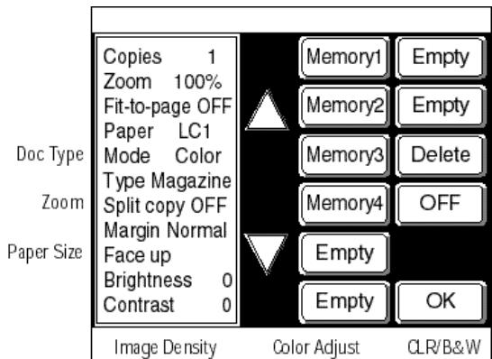 EPSON COLOR COPY STATION 8200 - Enregistrement des paramètres utilisateur - 2