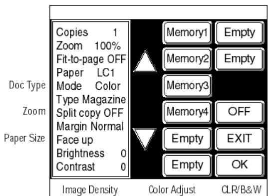 EPSON COLOR COPY STATION 8200 - Enregistrement des paramètres utilisateur - 3