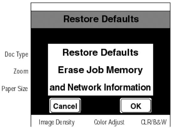EPSON COLOR COPY STATION 8200 - Rétablir les paramètres par défaut - 1