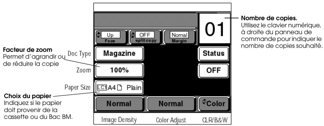 EPSON COLOR COPY STATION 8200 - Comment réaliser une copie - 1