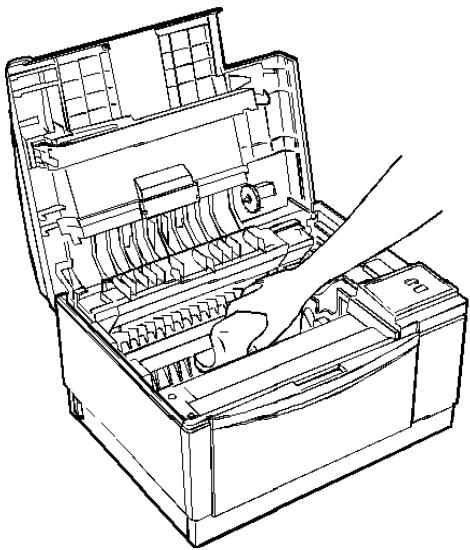 EPSON EPL-3000 - Nettoyage de l'intérieur de l'imprimante - 1
