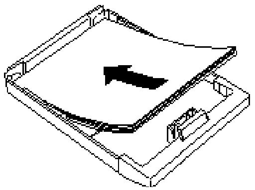 EPSON EPL-5000 - Loading paper into the lower paper cassette - 3