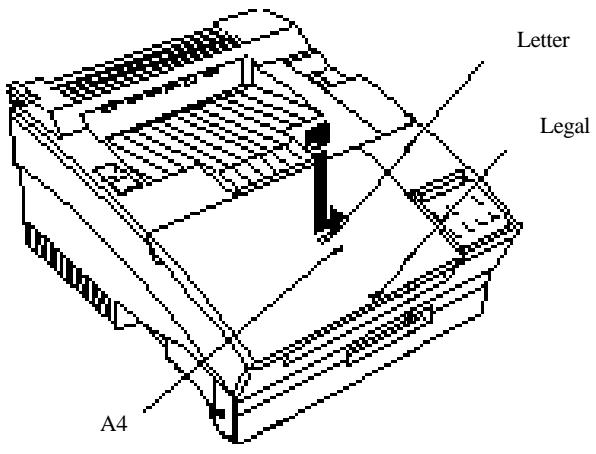 EPSON EPL-5000 - Loading paper - 2