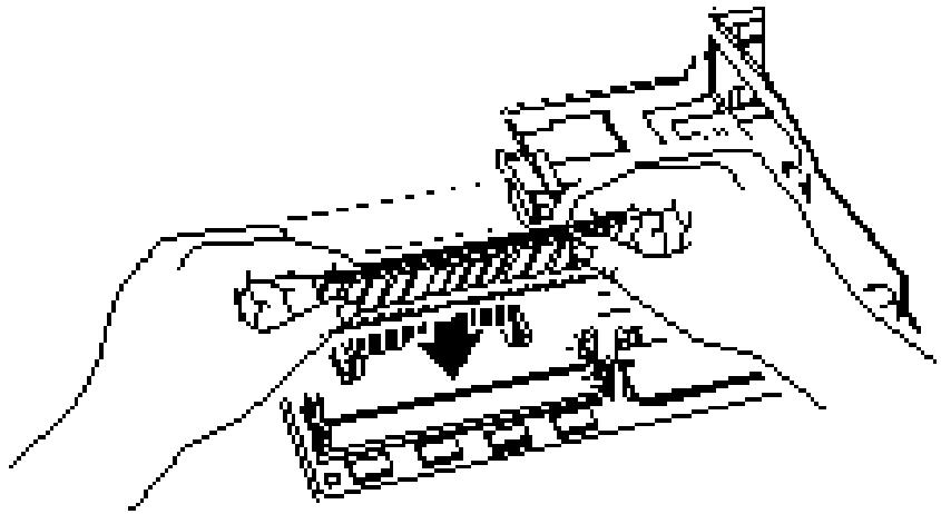 EPSON EPL-5600 - Installation du module mémoire - 2