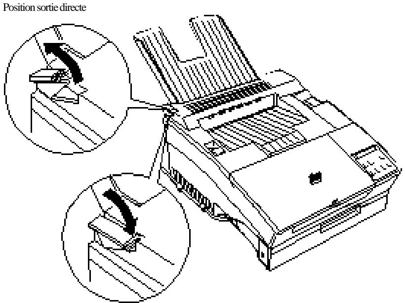 EPSON EPL-5600 - Utilisation du bac de sortie directe optionnel - 2