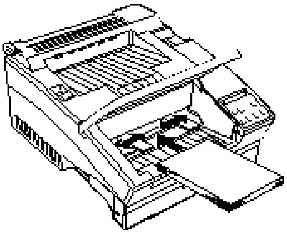 EPSON EPL-5600 - Chargement du papier dans le bac d'alimentation automatique - 1