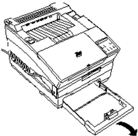 EPSON EPL-5600 - Chargement du papier dans le bac optionnel - 1