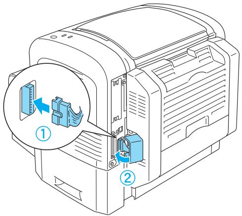 EPSON EPL-6200L - Installation de l'unité recto verso - 9
